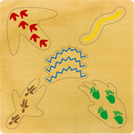 Animal Tracks Inset Puzzle