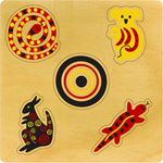 Animals at the Waterhole Inset Puzzle