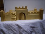 Natural Wood Castle Blocks