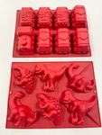 Cake Moulds - dinosaur and train