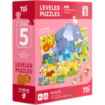 3 Leveled Puzzles - Wildlife