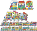 Giant ABC & 123 Train Puzzles