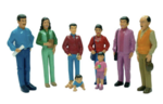 Block Play People - Hispanic Family