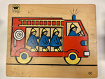 Vintage Fire Engine Puzzle