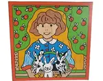 Girl with Bunnies Puzzle