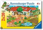 A Day at the Farm - 2x20 puzzles