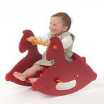 Moover Red Wooden Rocking Horse