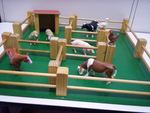 Farmyard with Schleich Animals