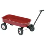 Metal Pull Along Wagon - Red