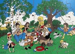 Summer Picnic Floor Puzzle