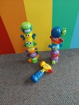 Balancing Bug Stackers & Little Tikes Hammer