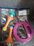 Two Maracas Plus Purple Tamborine