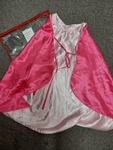 Pink Satin Cape