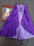 Purple Satin Cape