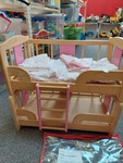 Doll Bunk Bed with Bedding