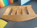 Wooden Seesaw Boat Rocker