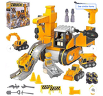 Truck Engineering Scene DIY Assembly