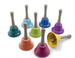 Musical Hand Bells Kidstart Rainbow set