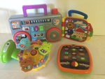 Toddler Box x 4 battery toys