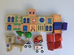 Wooden City Blocks