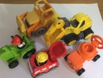 BOX OF WORK VEHICLES