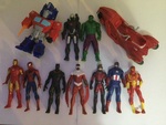 BOX OF ACTION FIGURES