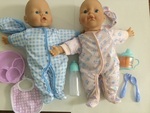 BABY DOLLS and Feeding Set