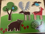 Woodland wooden jigsaw puzzle