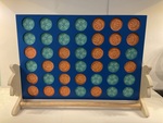 Connect 4 Giant wooden stand