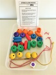 STRING ALONG BEADS