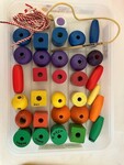 STRING ALONG BEADS