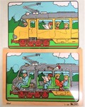 SEE INSIDE THE TRAIN PUZZLE