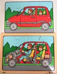 SEE INSIDE THE CAR PUZZLE