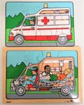 SEE INSIDE THE AMBULANCE PUZZLE