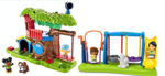 SWING & SHARE TREEHOUSE & JUMP & PLAY SWING SET