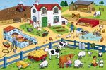 DOWN ON THE FARM FLOOR PUZZLE