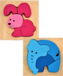 RABBIT & ELEPHANT PUZZLES
