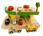 MINI CAR REPAIR & SERVICE STATION - Wooden