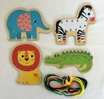 WILD ANIMALS THREADING SET