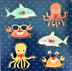 SEA CREATURES INSET PUZZLE