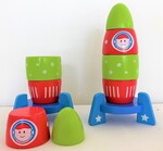 MAGNETIC STACKING ROCKET DUO - Wooden