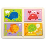 4-in-1 SEA CREATURES PUZZLE