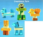 CREANIMAUX FARM ANIMAL BUILDING BLOCKS