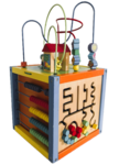 8569: ACTIVITY CUBE LARGE - Wooden