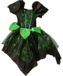 SPIDER WITCH DRESS-UP OUTFIT (Size 4-6)