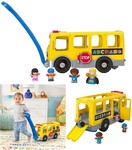 BIG YELLOW SCOOL BUS PULL-ALONG