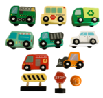 MINI VEHICLES SET - Wooden