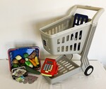 SHOPPING TROLLEY & CASH REGISTER