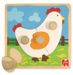 CHICKEN AND EGG INSET PUZZLE