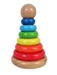COLOURED WOODEN STACKER